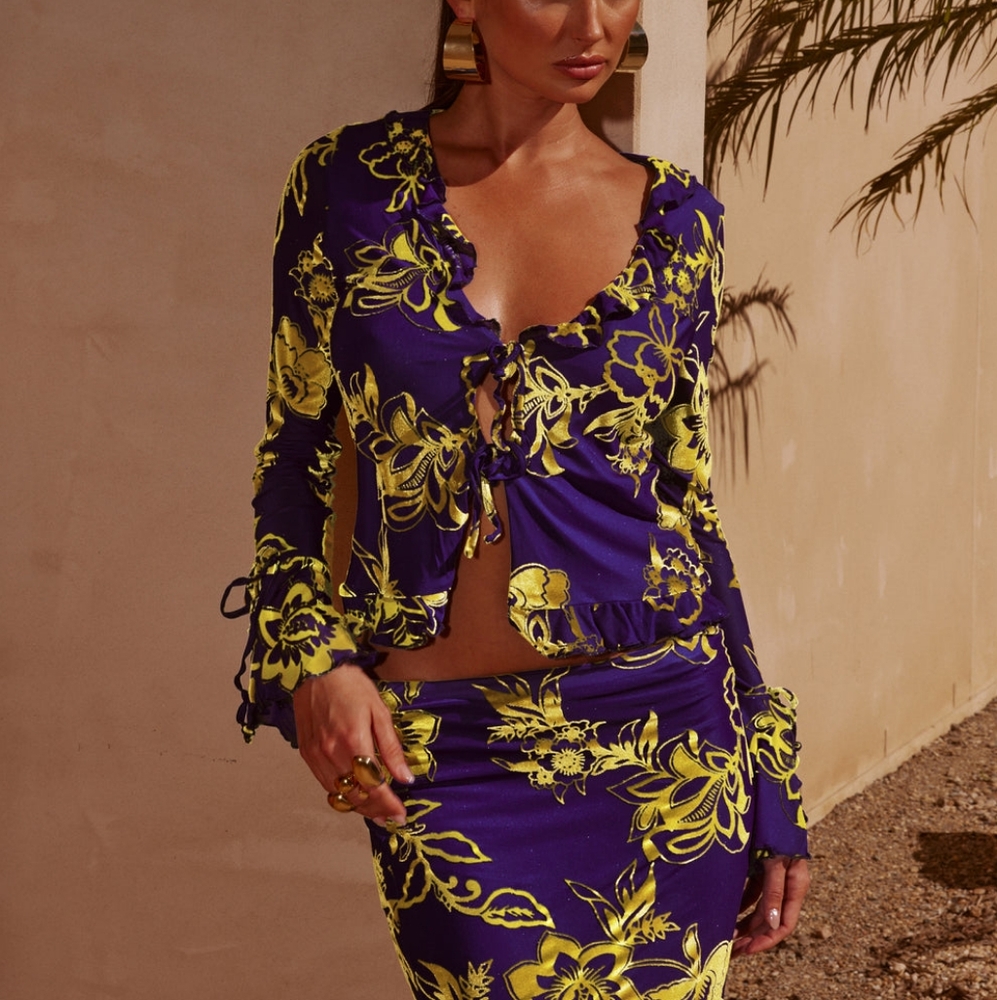 Zaida Top- Voilet